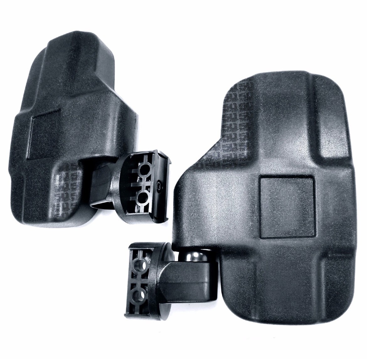 Breakaway Side View Mirrors Polaris RZR Ranger 800 900 XP1000 2" OD Bar Clamp on