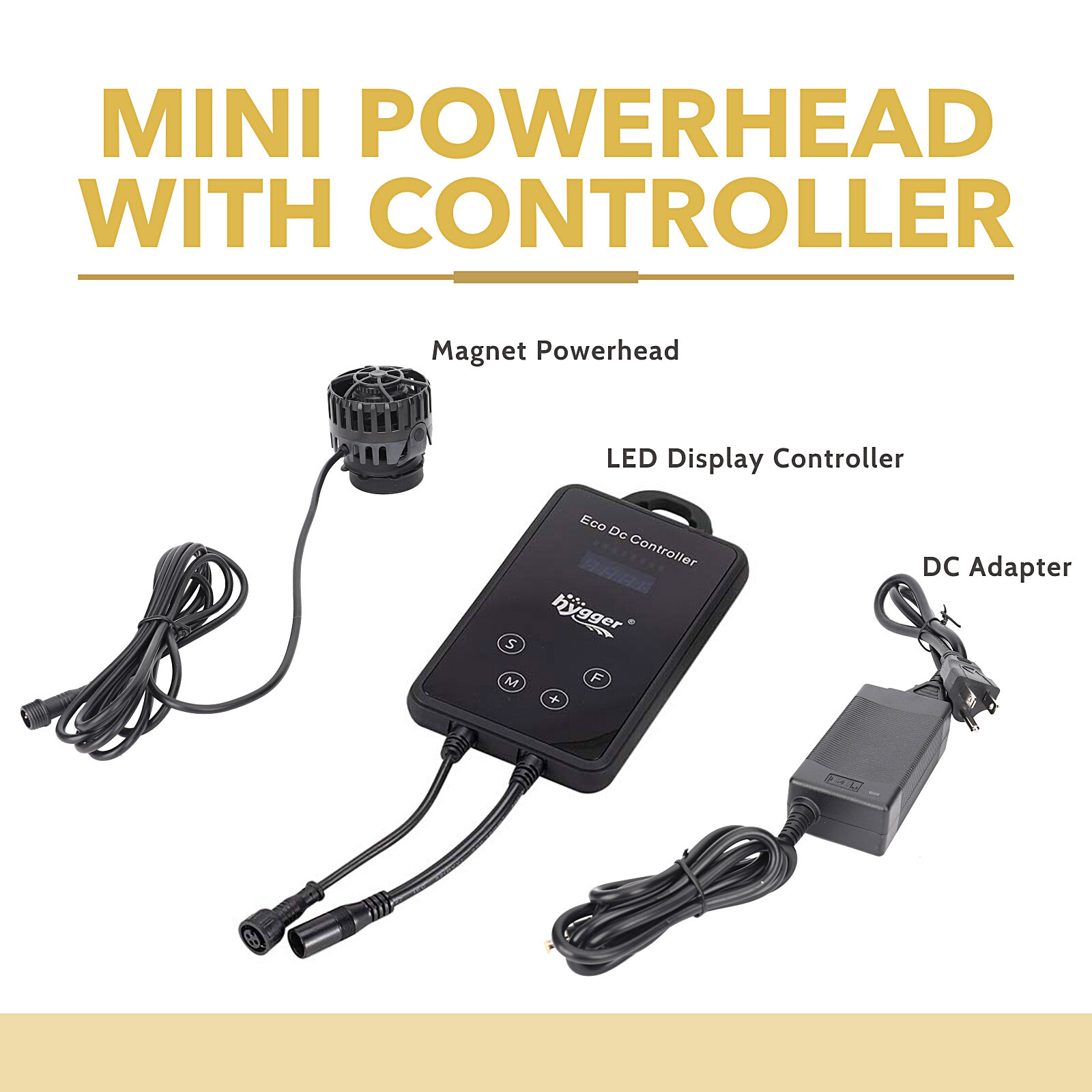 hygger Wave Maker Aquarium with Controller Strong Magnetic DC Powerhead