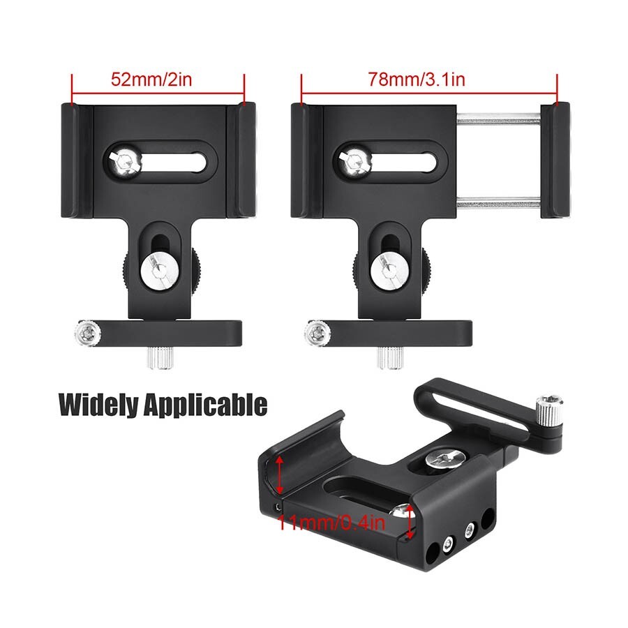 SUNWAYFOTO Mount Bracket Holder for Samsung T5 SSD,Compatible with Camera Cage