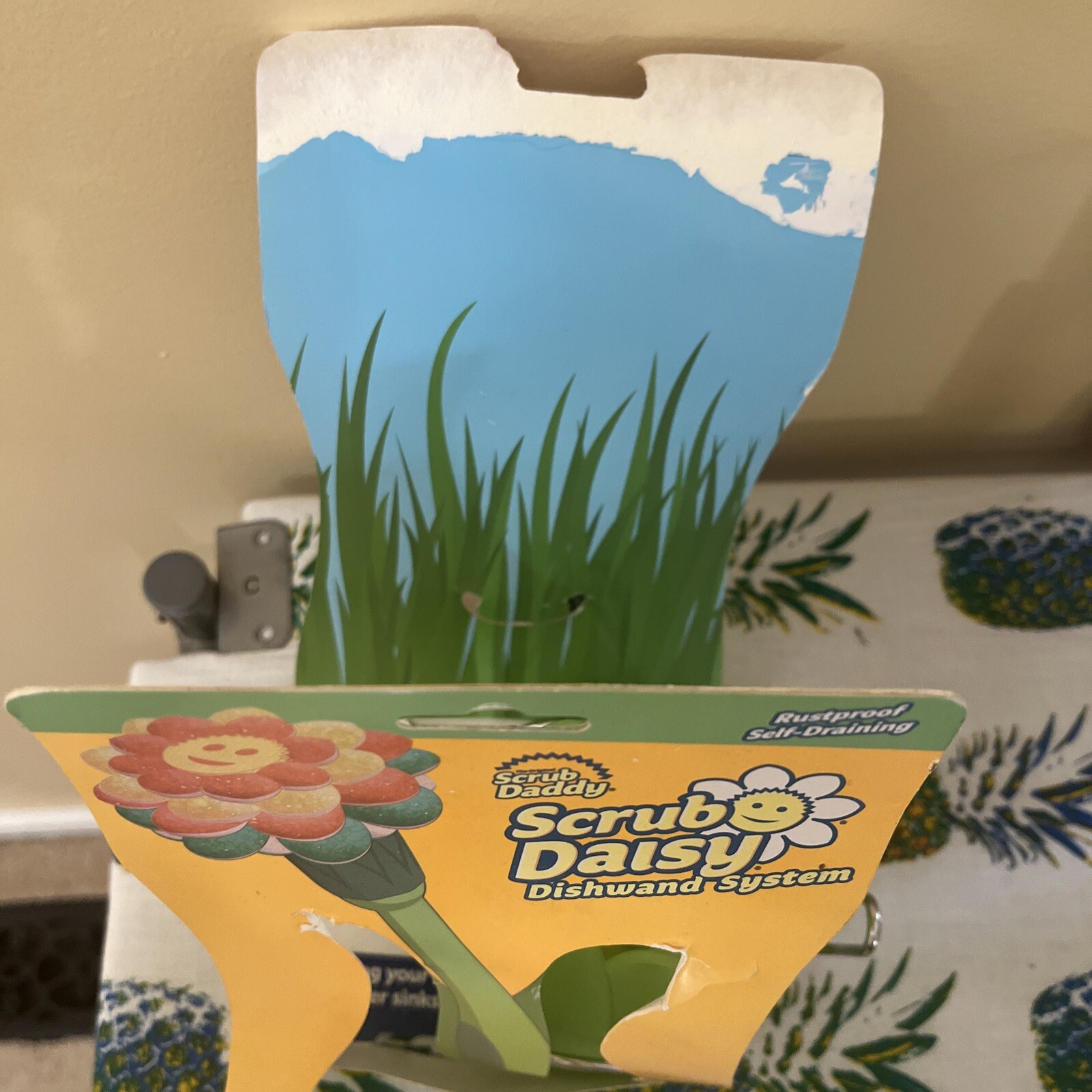 Scrub Daddy Vase & Valet Decorative Storage for Scrub Daisy Dishwand System