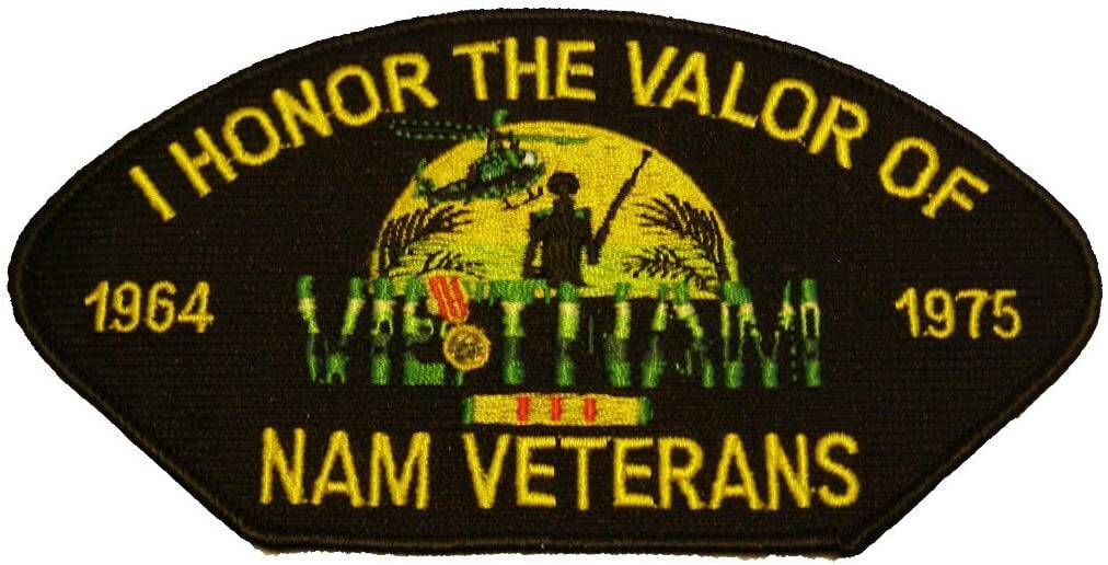 I HONOR THE VALOR OF NAM VETERANS 1964-1975 Patch - Veteran Owned Business