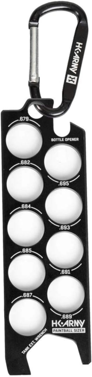 Ball Sizer Guide Black