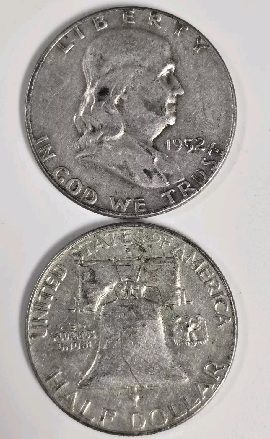 199FFXF FRANKLIN HALF DOLLAR 1948-1963 SILVER 50c AG 90% COIN F-XF 63+ YEARS OLD