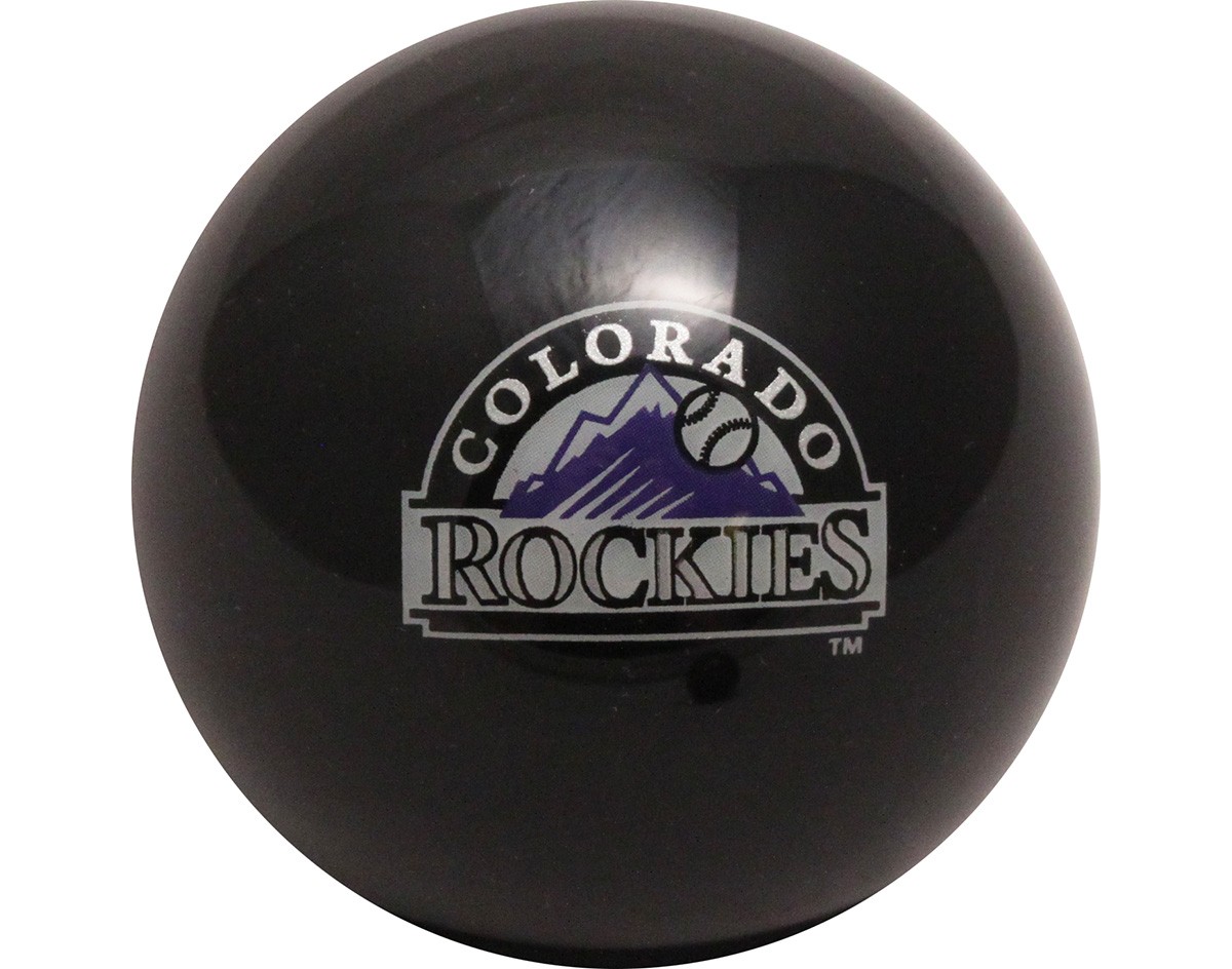 MLB Imperial Colorado Rockies Pool Billiard Cue/8 Ball - Old Style