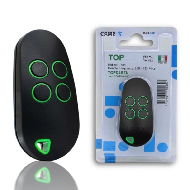 CAME GATE FOB TOP D4REN Garage Door REMOTE Control Barrier 433 868 Hand Set Keys