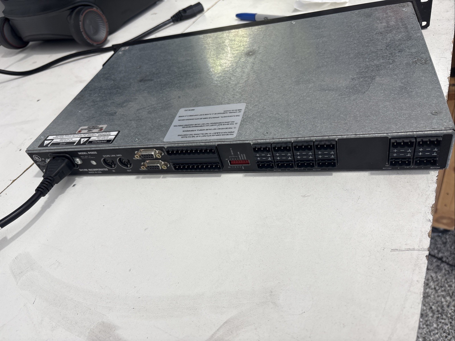 Shure Soundplex P4800 Digital Audio Signal System Processor