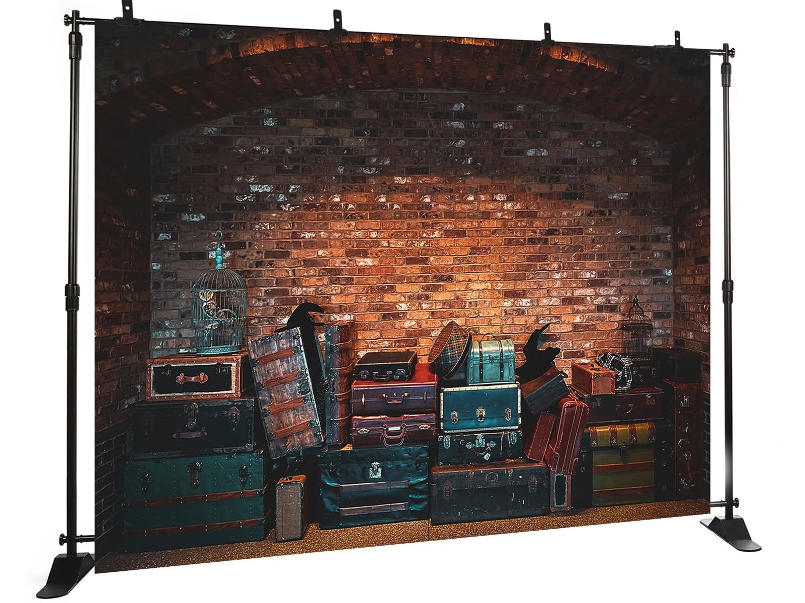 Platform 9 King Train Station Backdrop Magic Wizard School Photography Backgr...