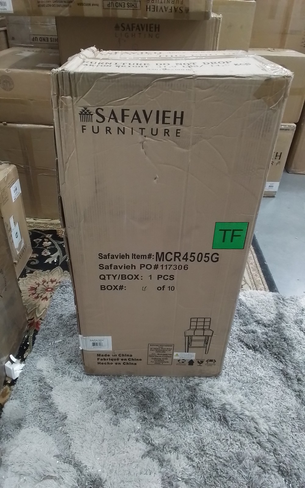 Safavieh THOMPSON BARSTOOL, Reduced Price 2172761804 MCR4505G