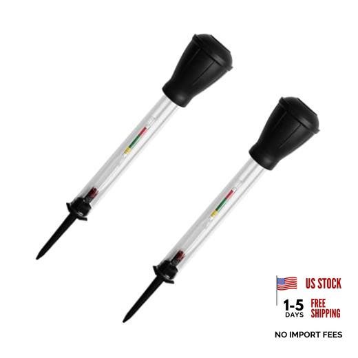 Car Battery Hydrometer Tester, Fast Detection Automotive Electrolyte 2PCS