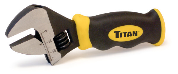 Titan 11060 8" Stubby Adjustable Wrench