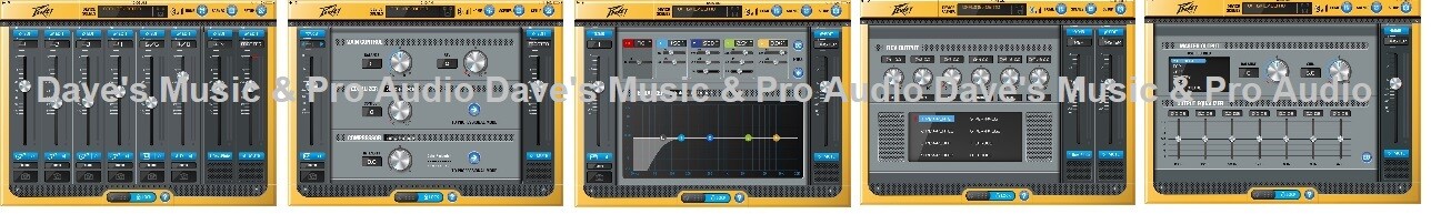 PEAVEY LN™1263 Column Array Portable PA System & BT iOS APP Controllable Mixer