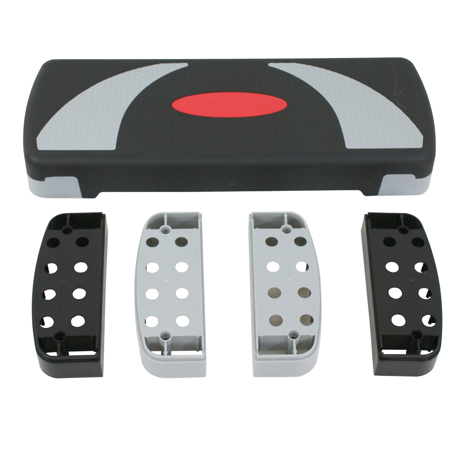31" Exercise Step Platform Adjustable Aerobic Step Platform Workout Stepper Home