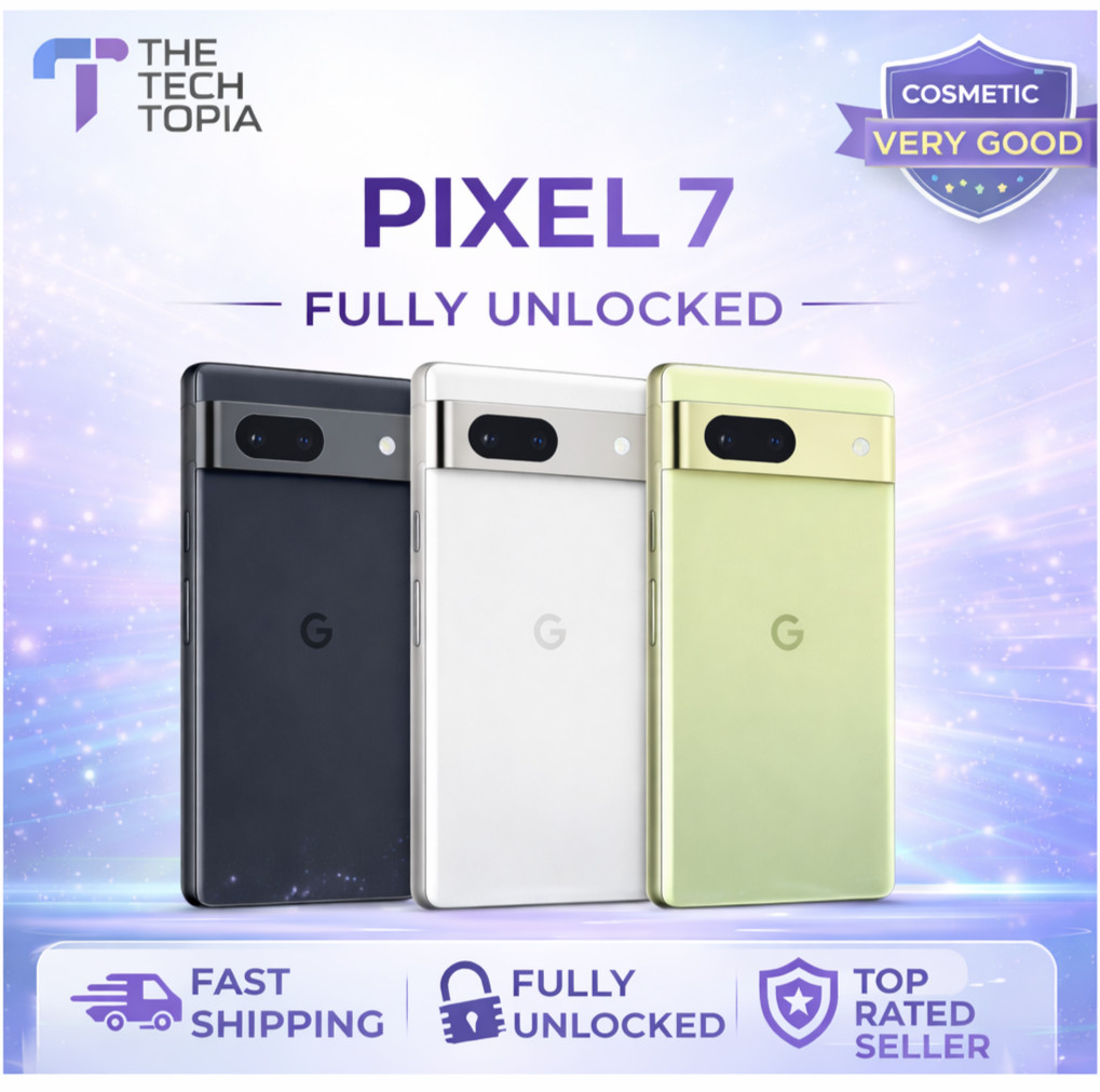 Google Pixel 7 Unlocked 128gb/256gb All Colors/Memory 🔒VERY GOOD CONDITION💯