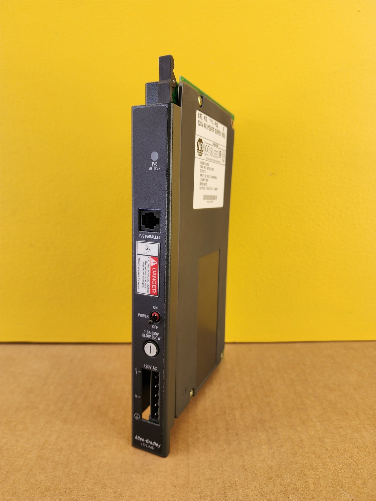 Allen Bradley 1771-P4S Series B AC Power Supply Module, 120 V