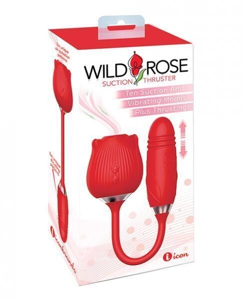 WILD ROSE SUCTION & THRUSTER Vibrator  (IC1702)