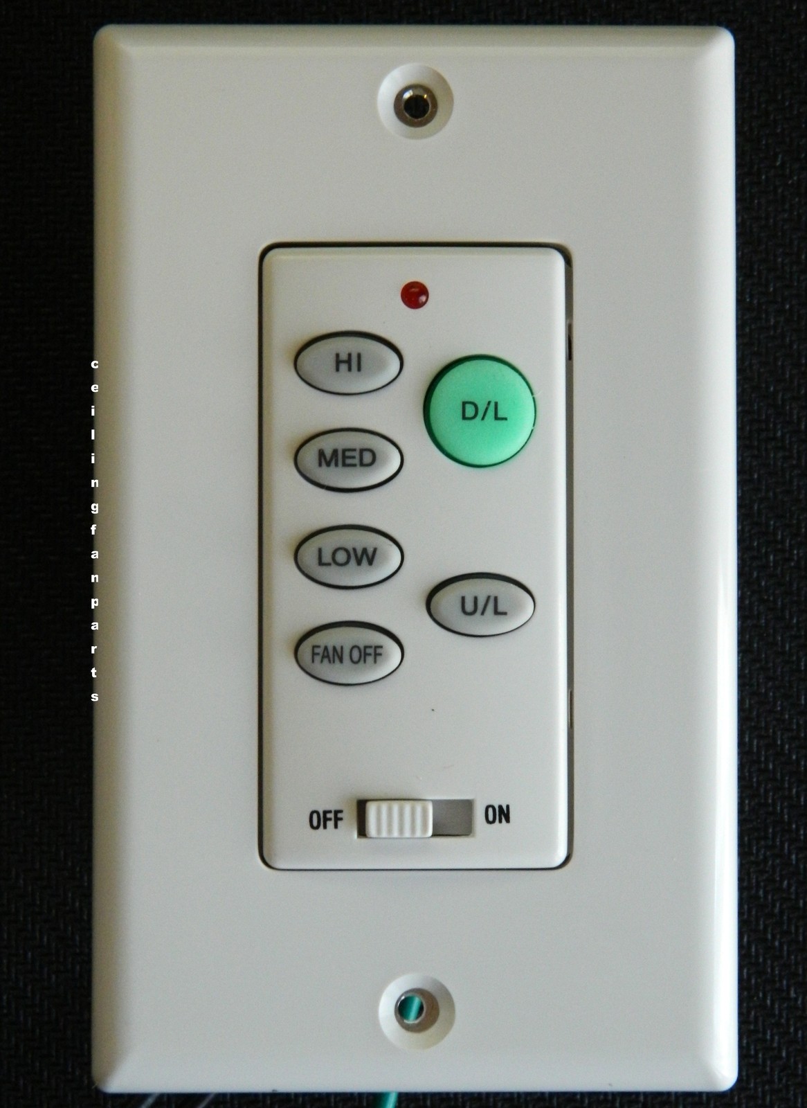 Ceiling Fan Remote Wall Control UC-9050T with UP light and Down light no reverse