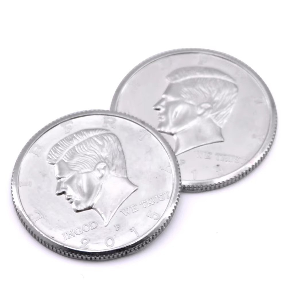 1pc Expanded Shell Half Dollar (Head) Magic Tricks Appearing Vanish Coin Magie