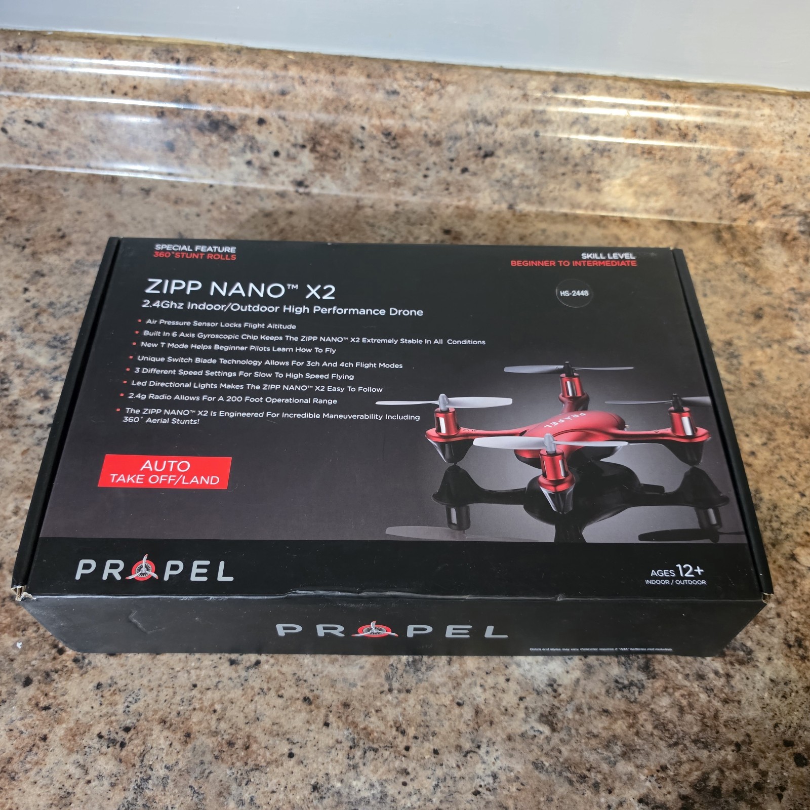 Propel Zipp Nano X2 Drone w/ Controller & Box