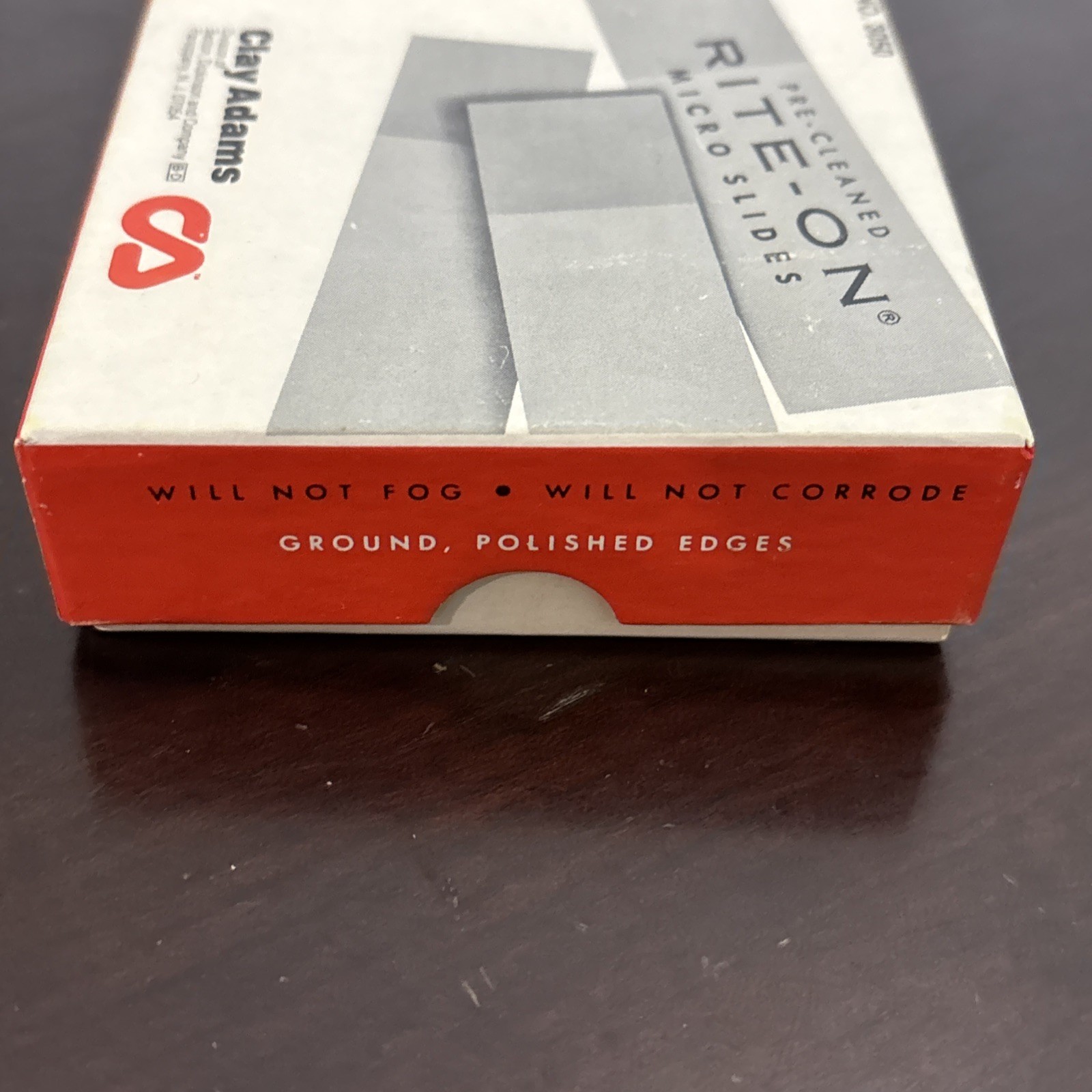 Clay Adams No. 3050 Pre-Cleaned Rite-On Micro Slides. NEW.