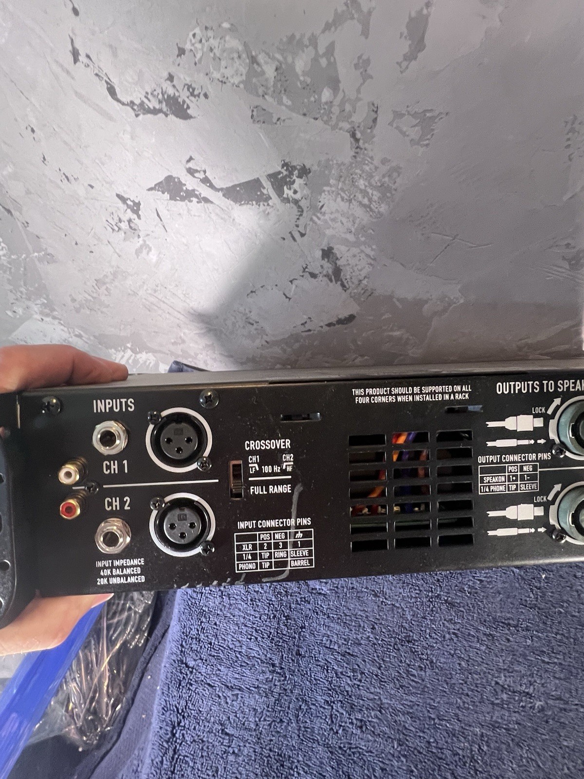 QSC - GX5 2 Channel Rackmount Power Amp – Fully Tested W/ Power Cable