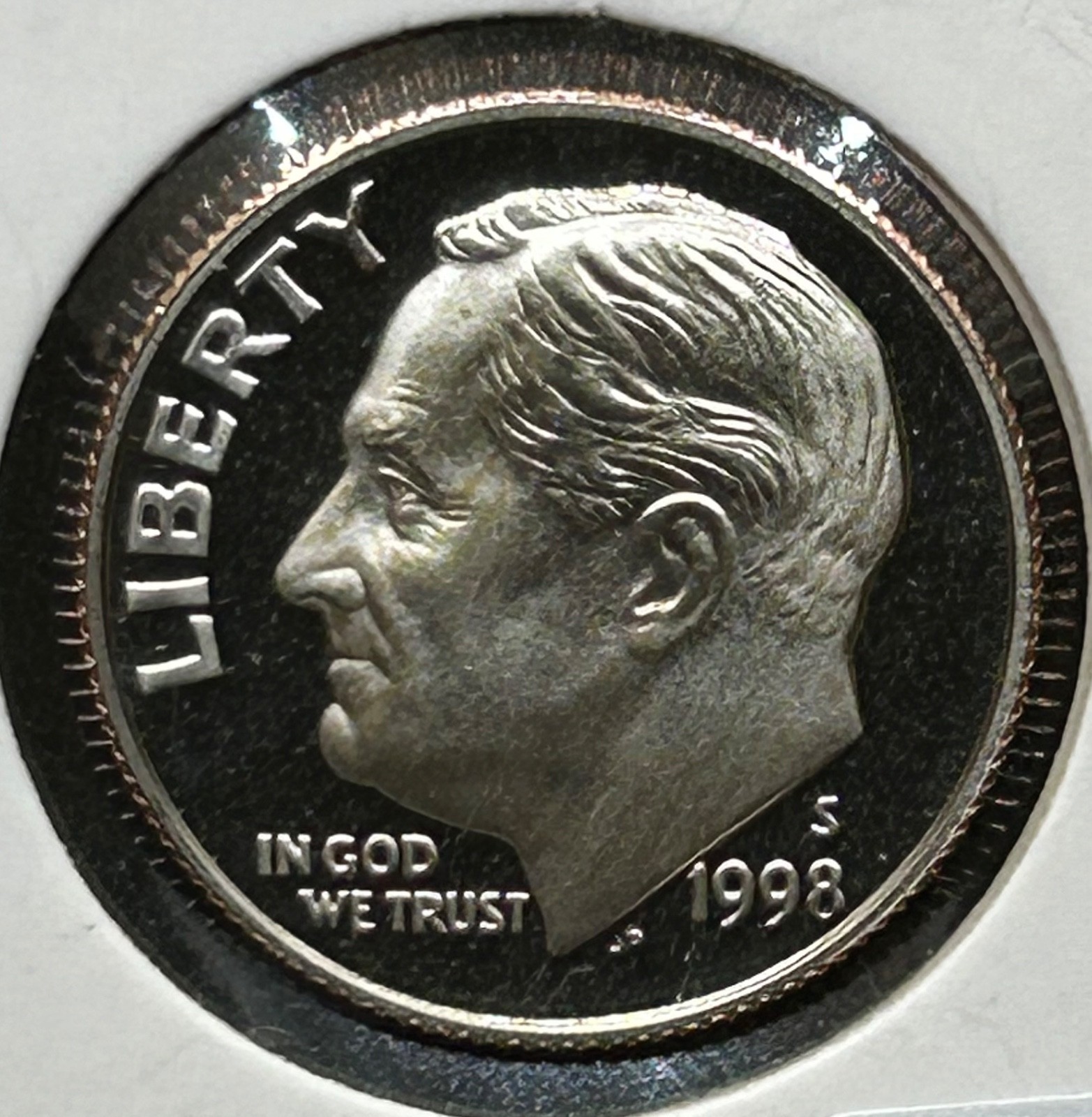 1998 S ROOSEVELT DIME PROOF