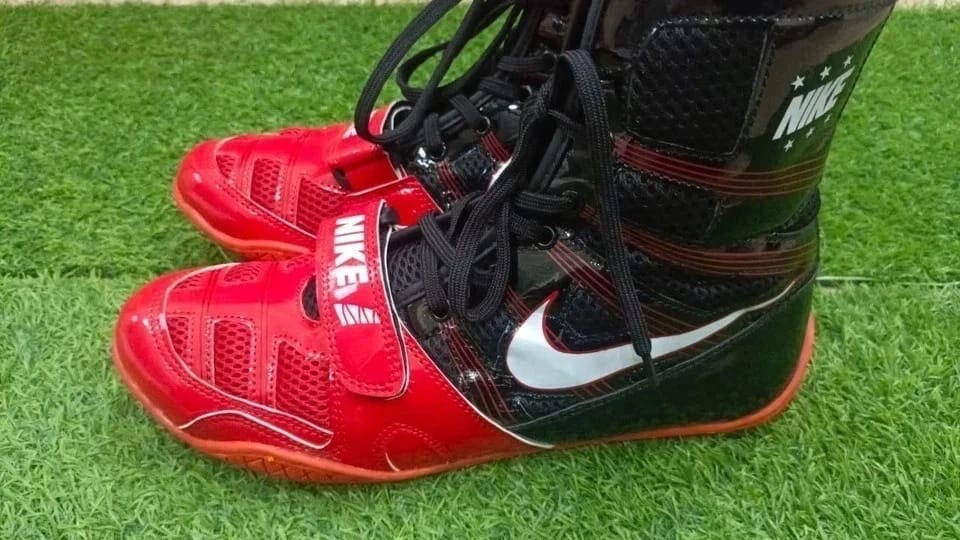Nike Hyper KO Black & Red Boxing Shoes for Men in All Sizes