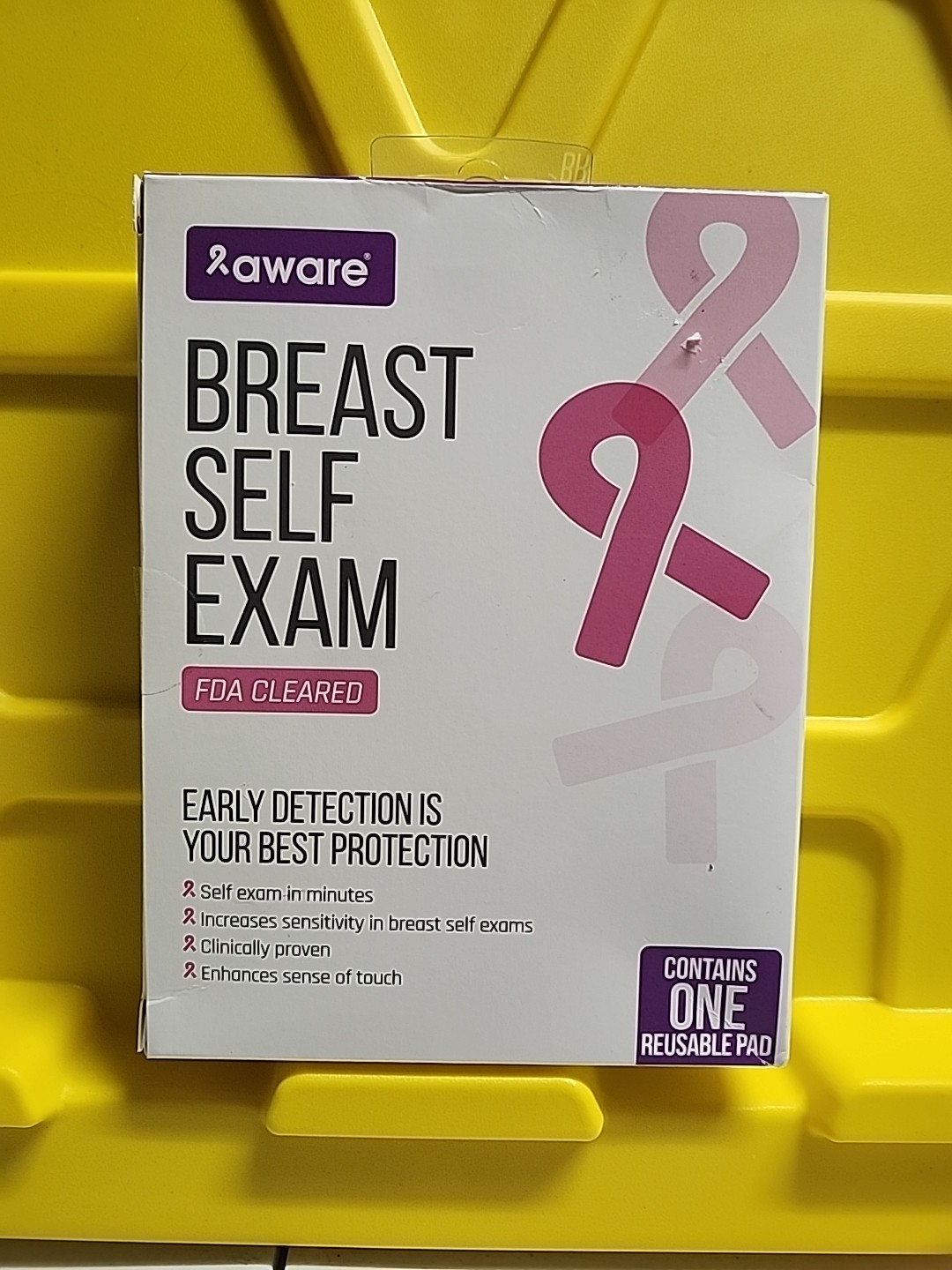 Aware Breast Self Exam, FDA Cleared, Reusable Pad, Medical Aid -