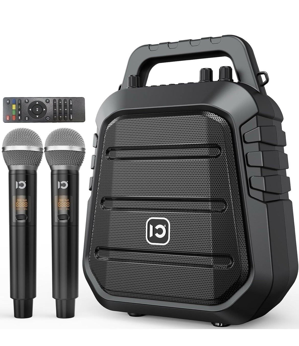 Portable Voice Amplifier 40W with 2 Wireless Microphones SHIDU S97 Powerful
