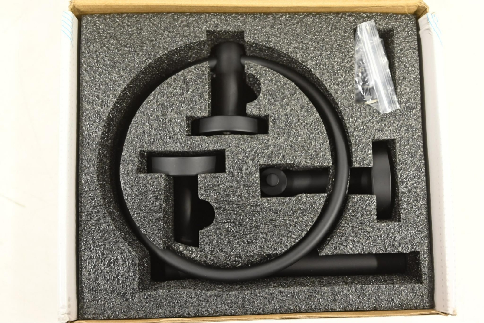 BWE A-91079-2-B 2-Piece Bath Hardware Set, Matte Black