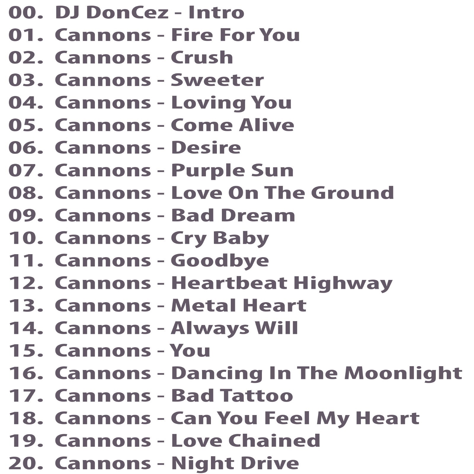 DJ DonCez - Cannons Mega Hits
