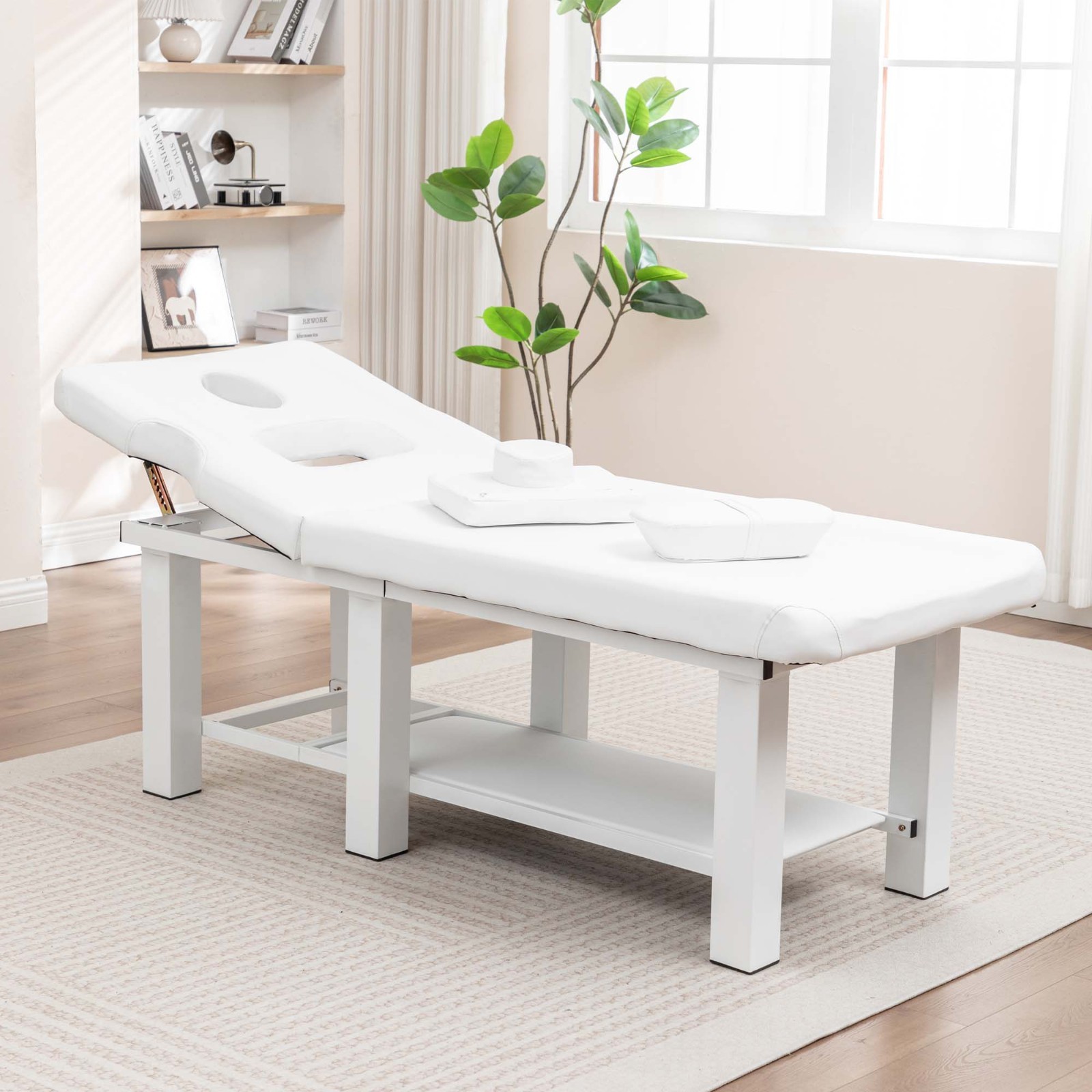 Multi-Function Professional Massage Therapy Table,  White