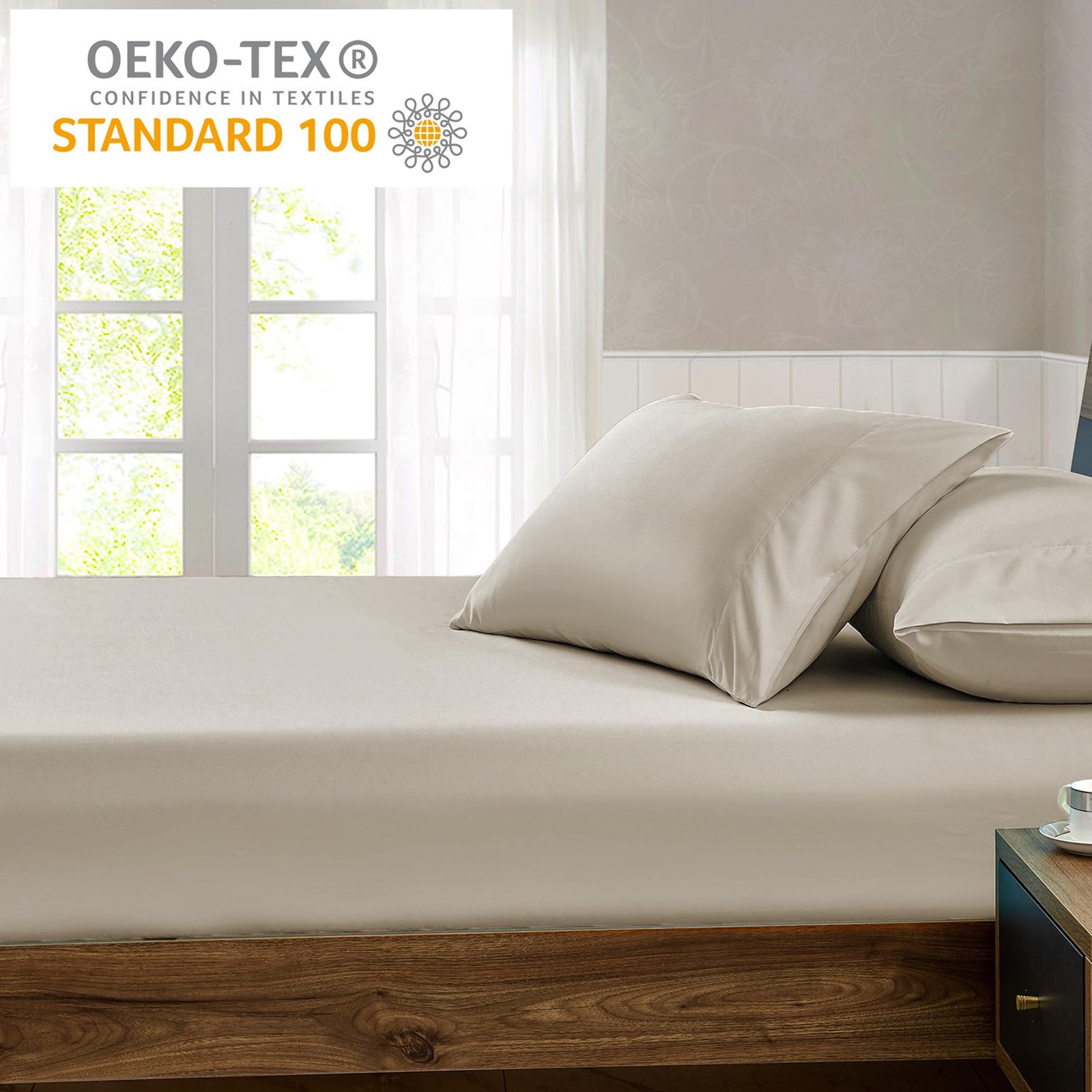 Queen Fitted Sheet - Hotel Quality, Ultra Soft & Breathable Brushed Microfibe...