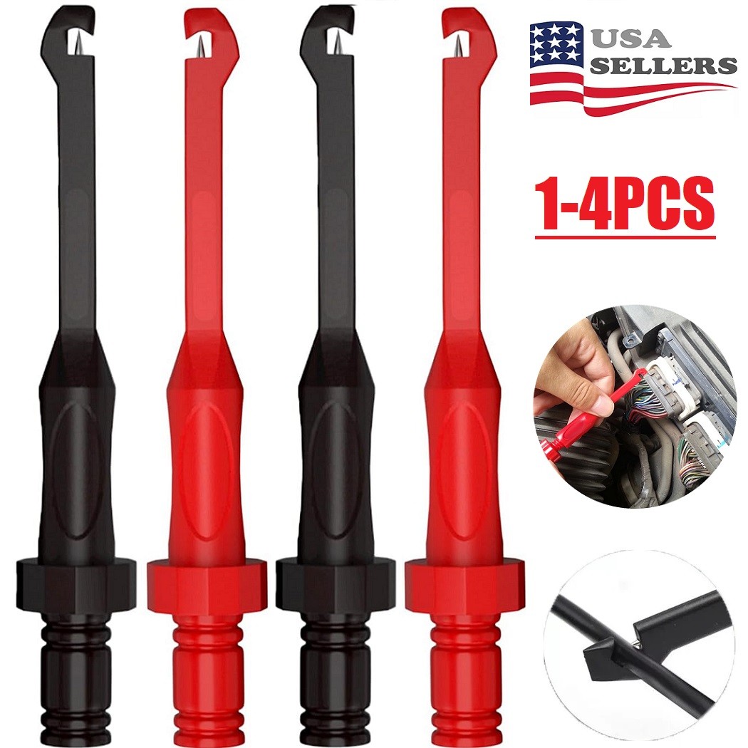 4× Electronic Wire Piercing Probe Clip Tester Tool for Automotive Diagnostic USA