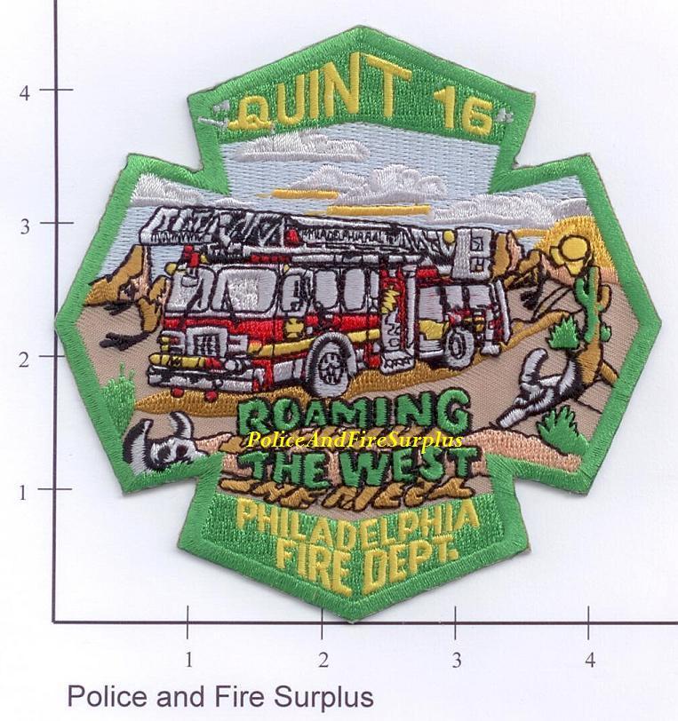 Pennsylvania - Philadelphia Quint 16 PA Fire Dept Patch