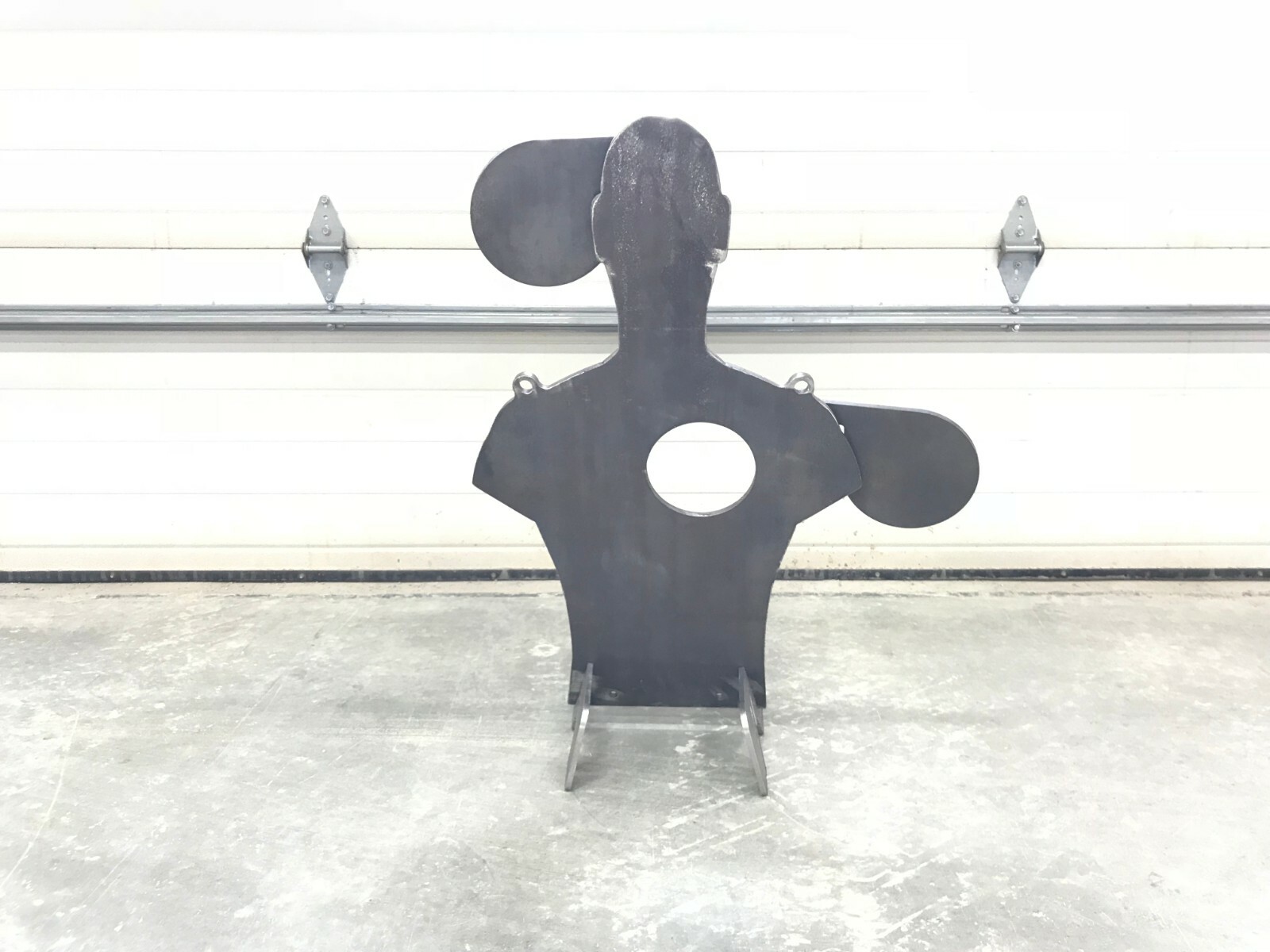 AR500 Steel 18"X 30"X 3/8" Portable Reactive Torso Silhouette Target