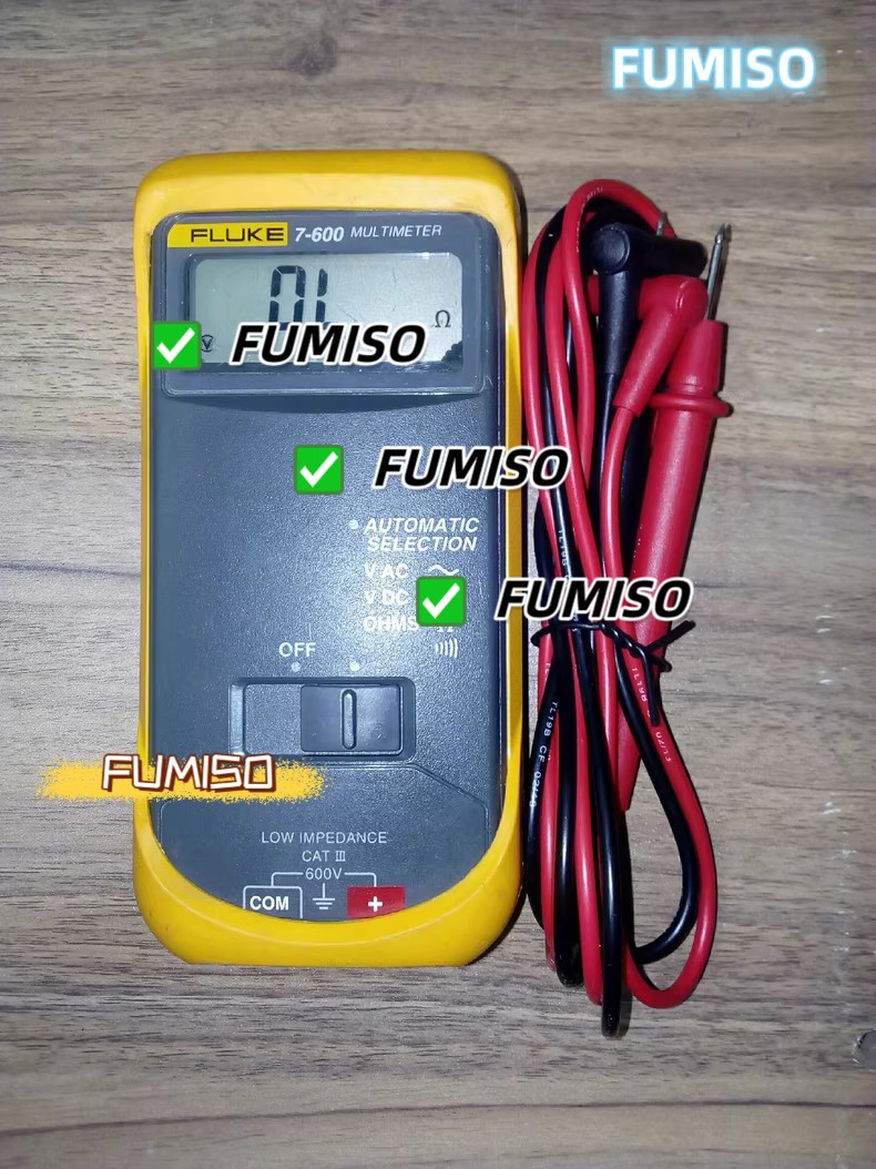 Fluke 7-600 Electrical Tester Meter Multimeter Very Clean_