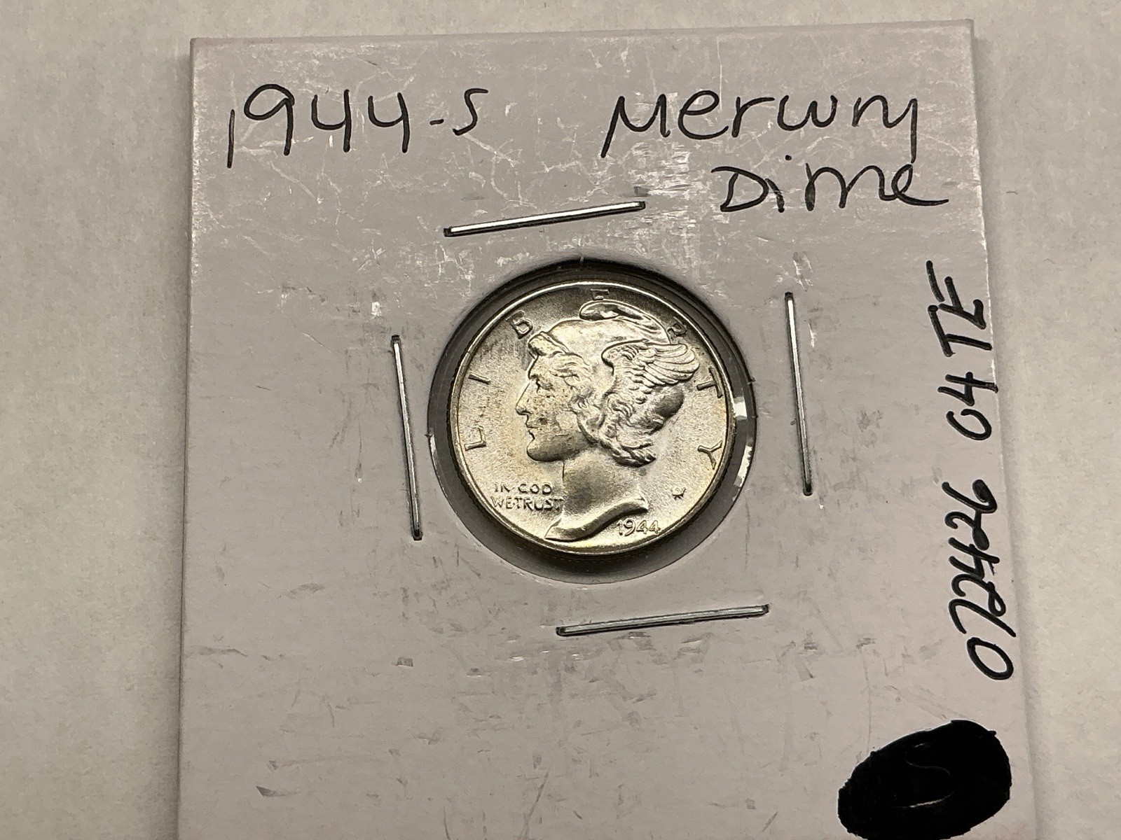 1944-S Mercury 90% Silver Dime Uncirculated 072426 04te