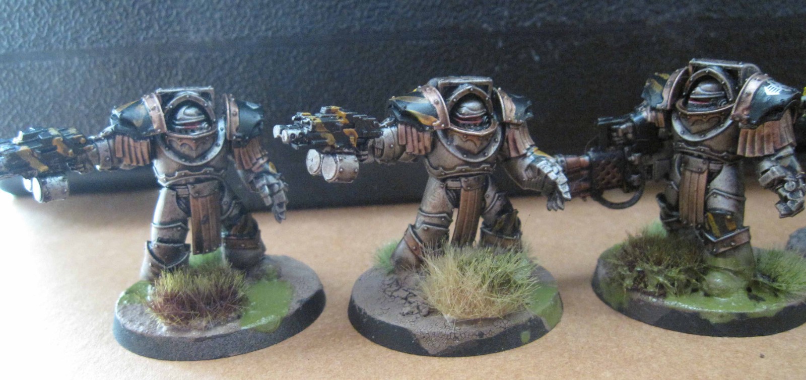 30K Horus Heresy Iron Warriors Cataphractii Terminators plastic painted