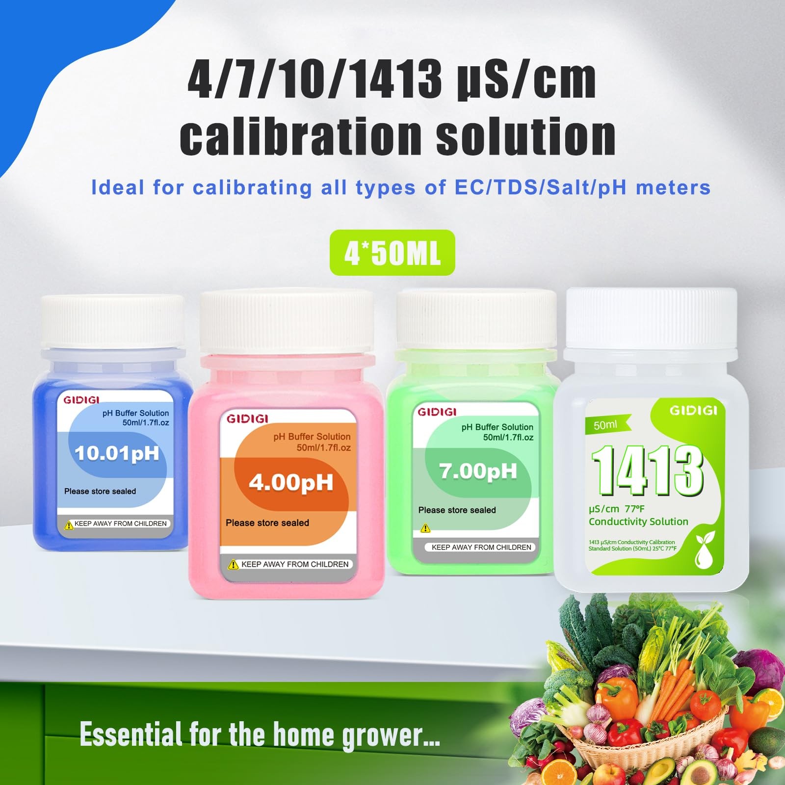 Digital pH Tester for Water, Meter Hydroponic TDS EC...