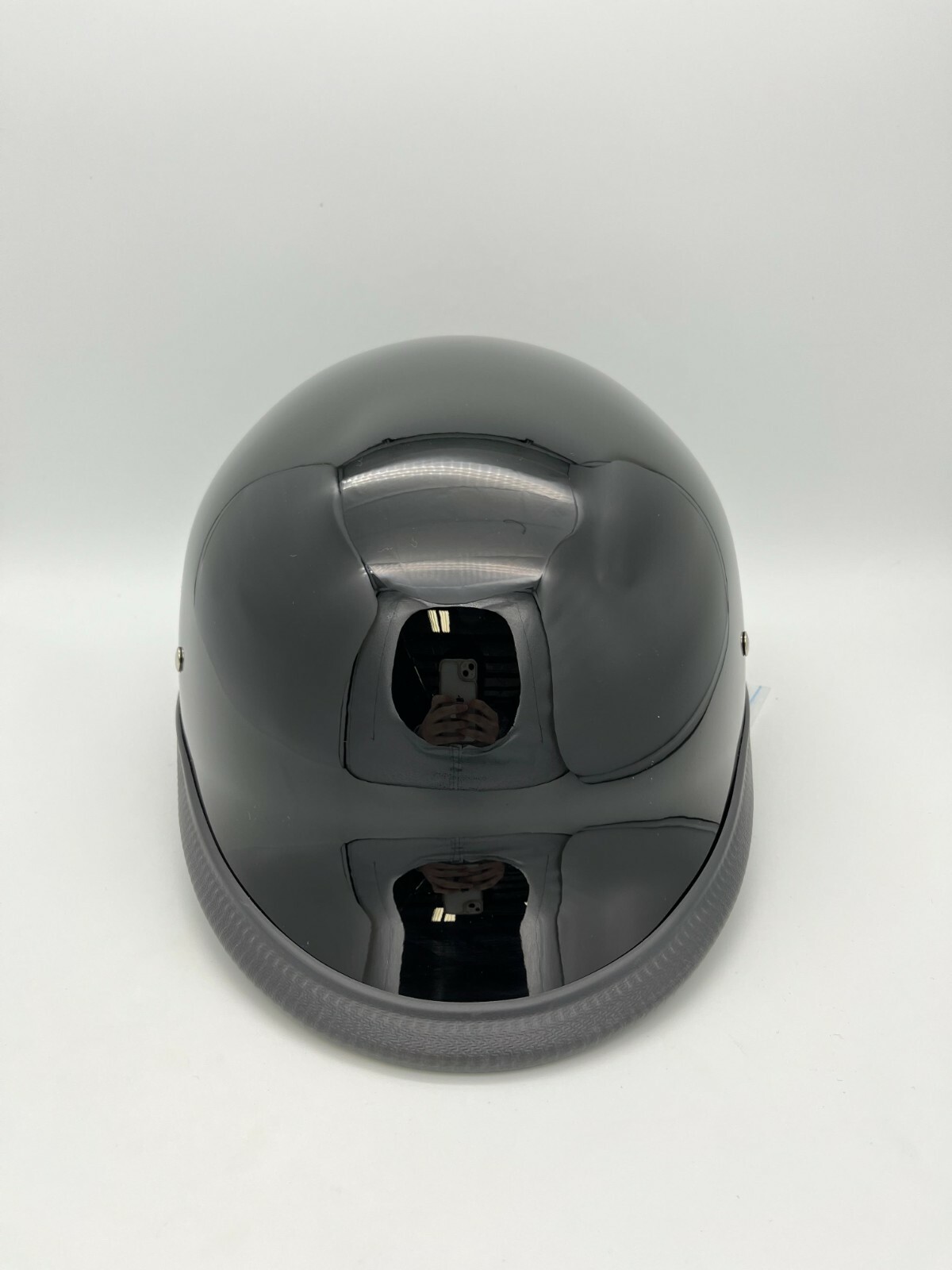 Daytona Hawk 1/2 Shell Helmet Quick Release Gloss Black XLarge Open Box