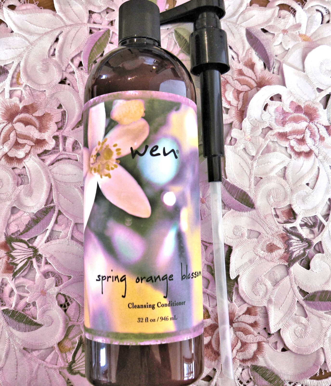 ~WEN by Chaz Dean ~SPRING ORANGE BLOSSOM~CLEANSING CONDITIONER 32 oz. w/Pump~