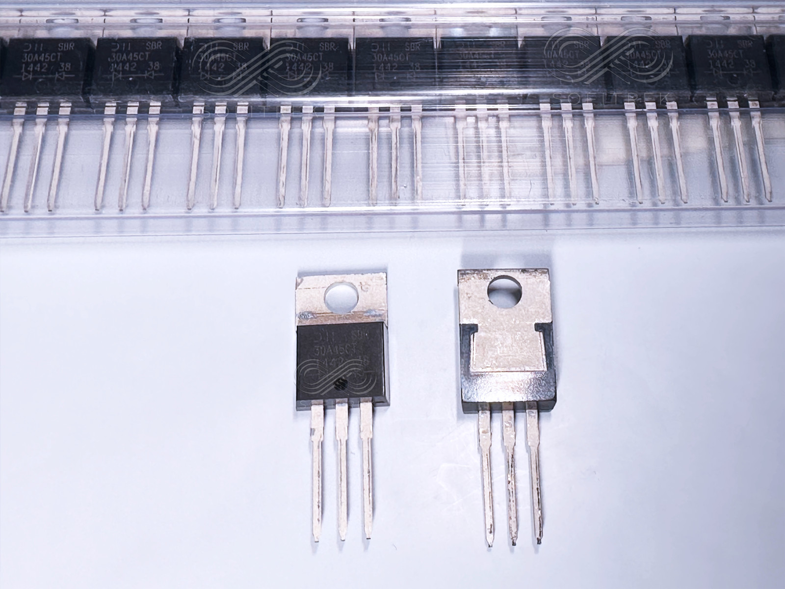 5PCS SBR30A45CT Diodes Inc Schottky Rectifier 45V 30A Diode Low Vf TO-220