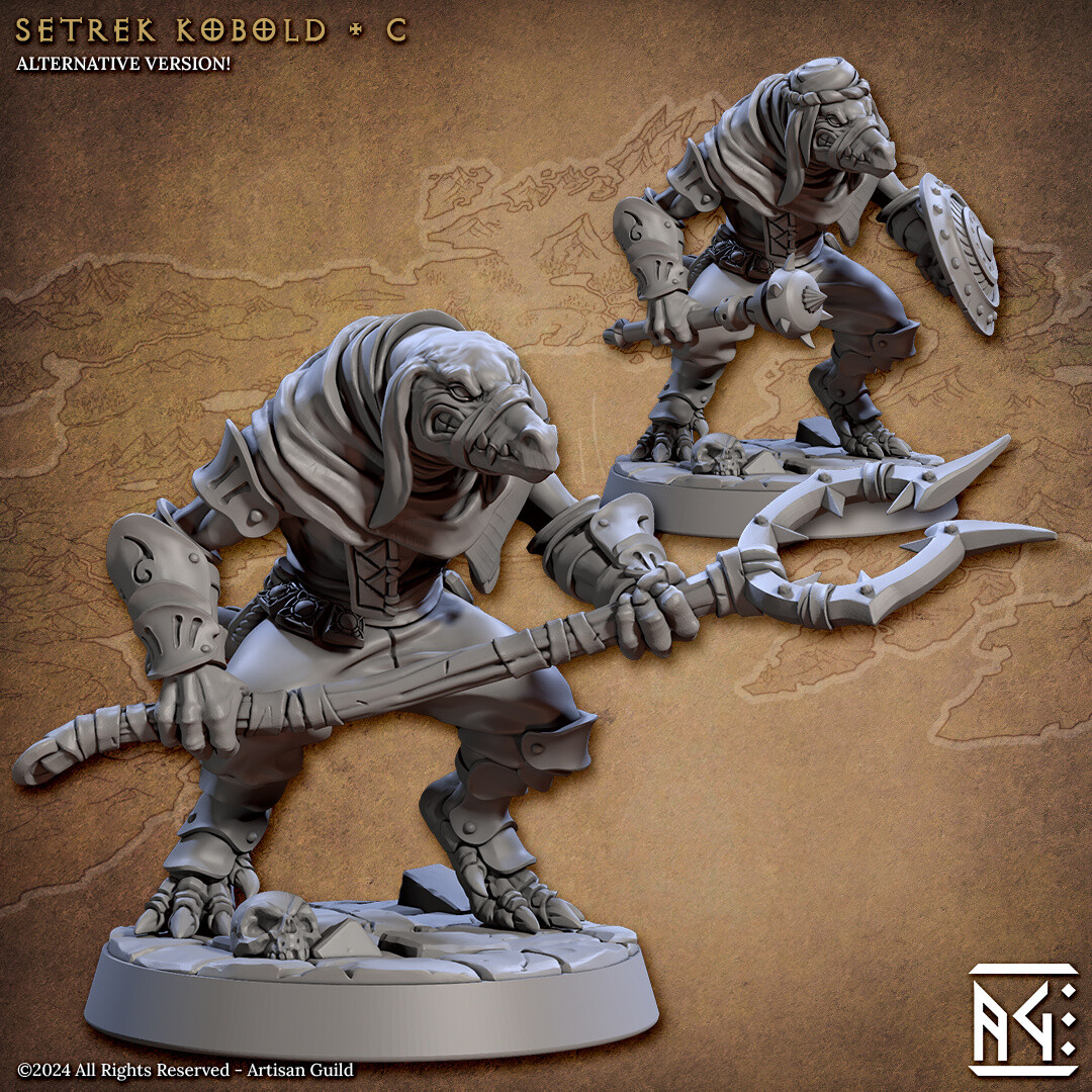Kobold C - Fighter - Monster - Artisan Guild - Dungeons and Dragons
