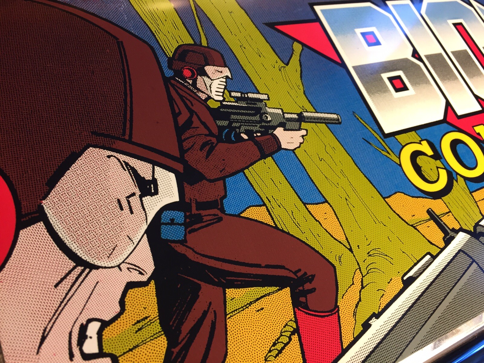 Bionic Commando Arcade Marquee 26" x 8"