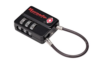 Hornady Flex Micro TSA Lock Black Travel Luggage Bag Cable Lock Secure Airport