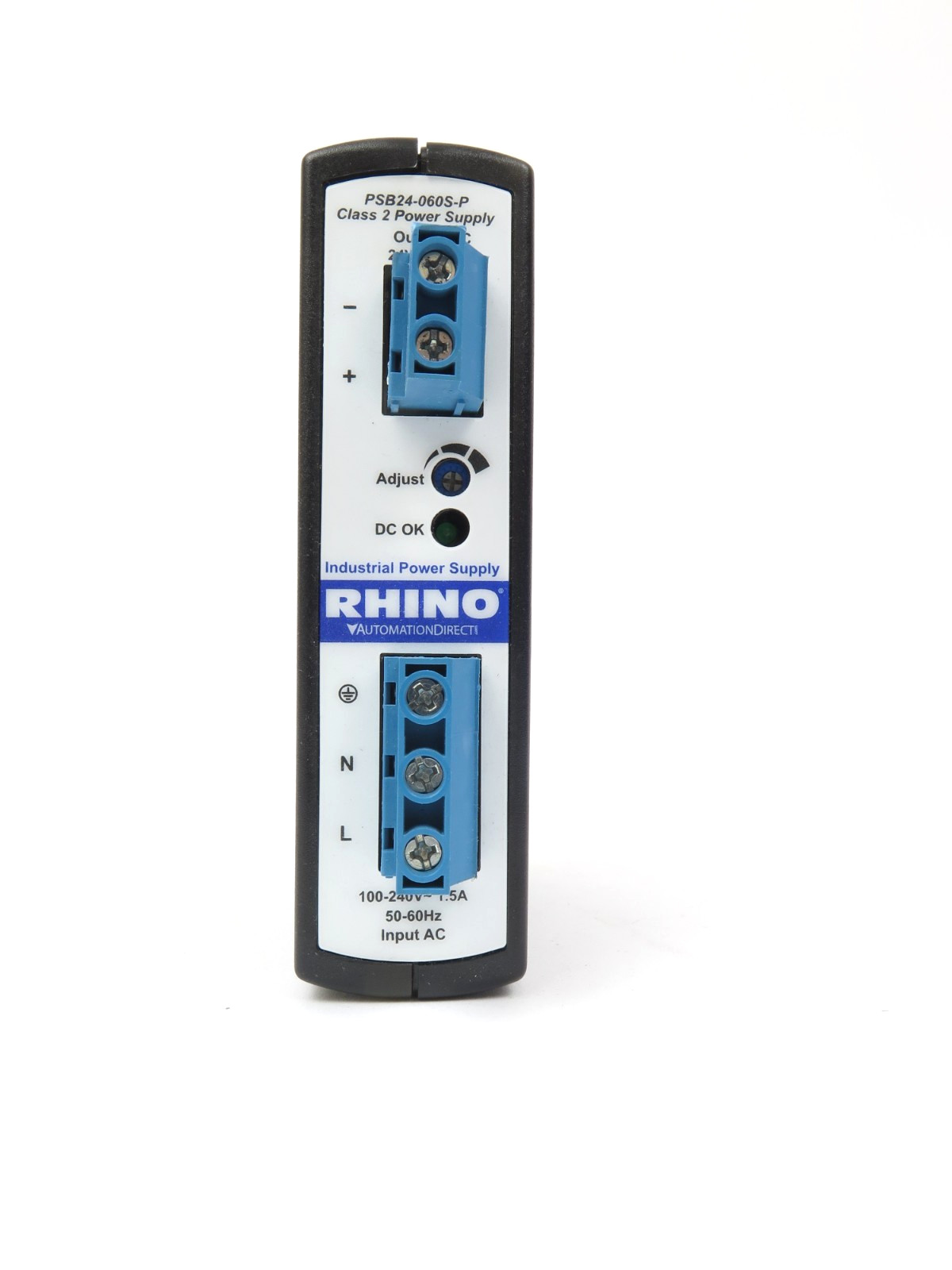 RHINO PSB24-060S-P Class 2 Power Supply 24VDC 2.5A 60W New
