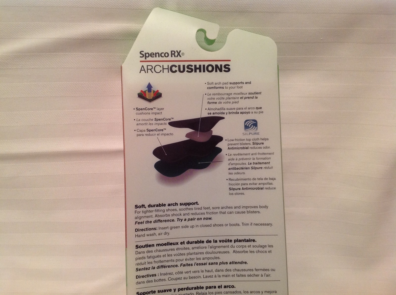 Spenco RX Arch Cushions 3/4 Length #1 (1 Pair )