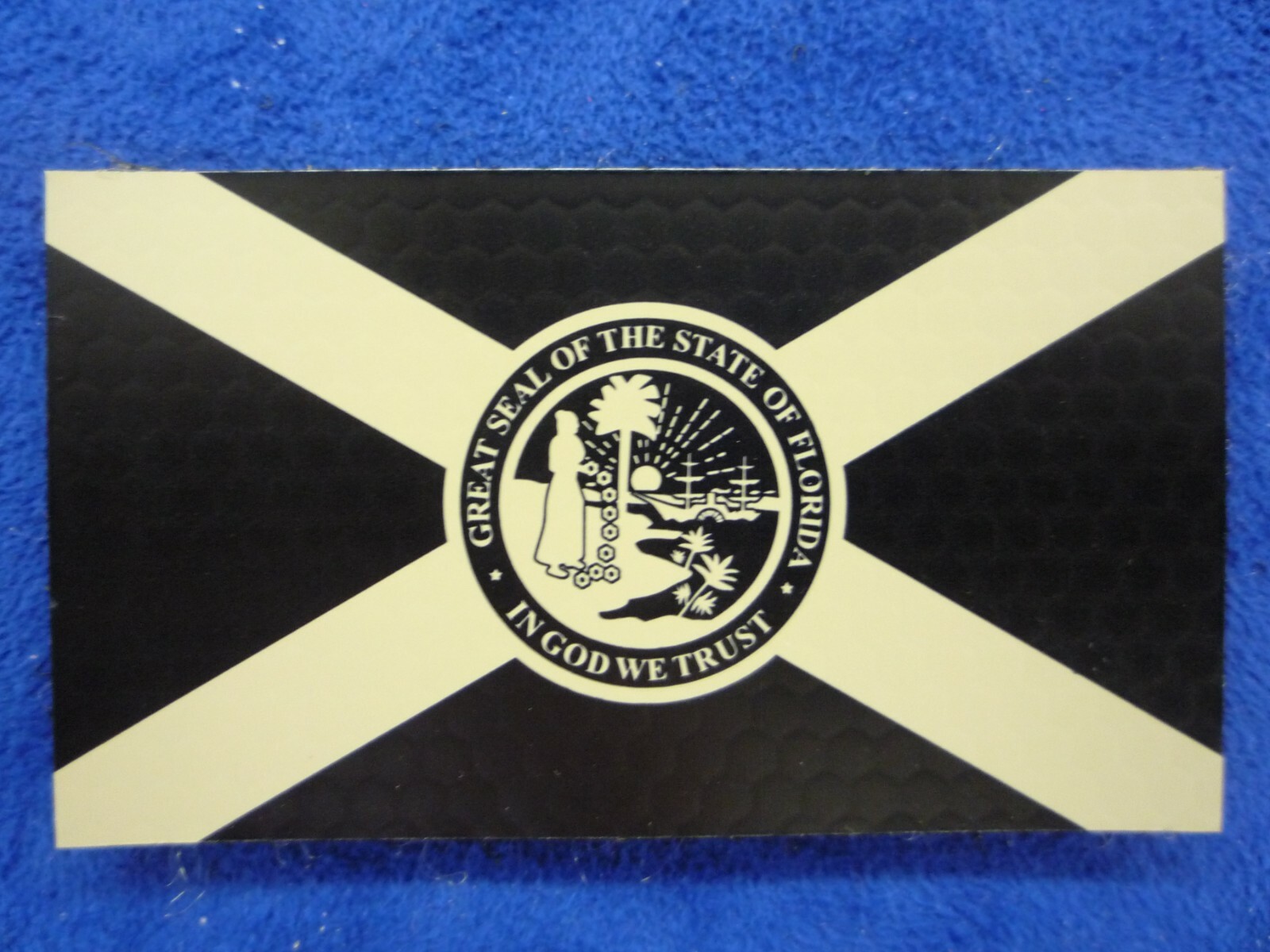 FLORIDA Flag Tan on IR MB solasX PATCH 3.5"X2" W/VELCRO® BRAND FASTENER