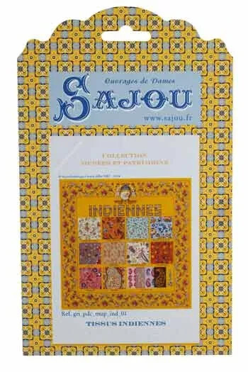 Maison Sajou Cross Stitch chart Indienne Floral