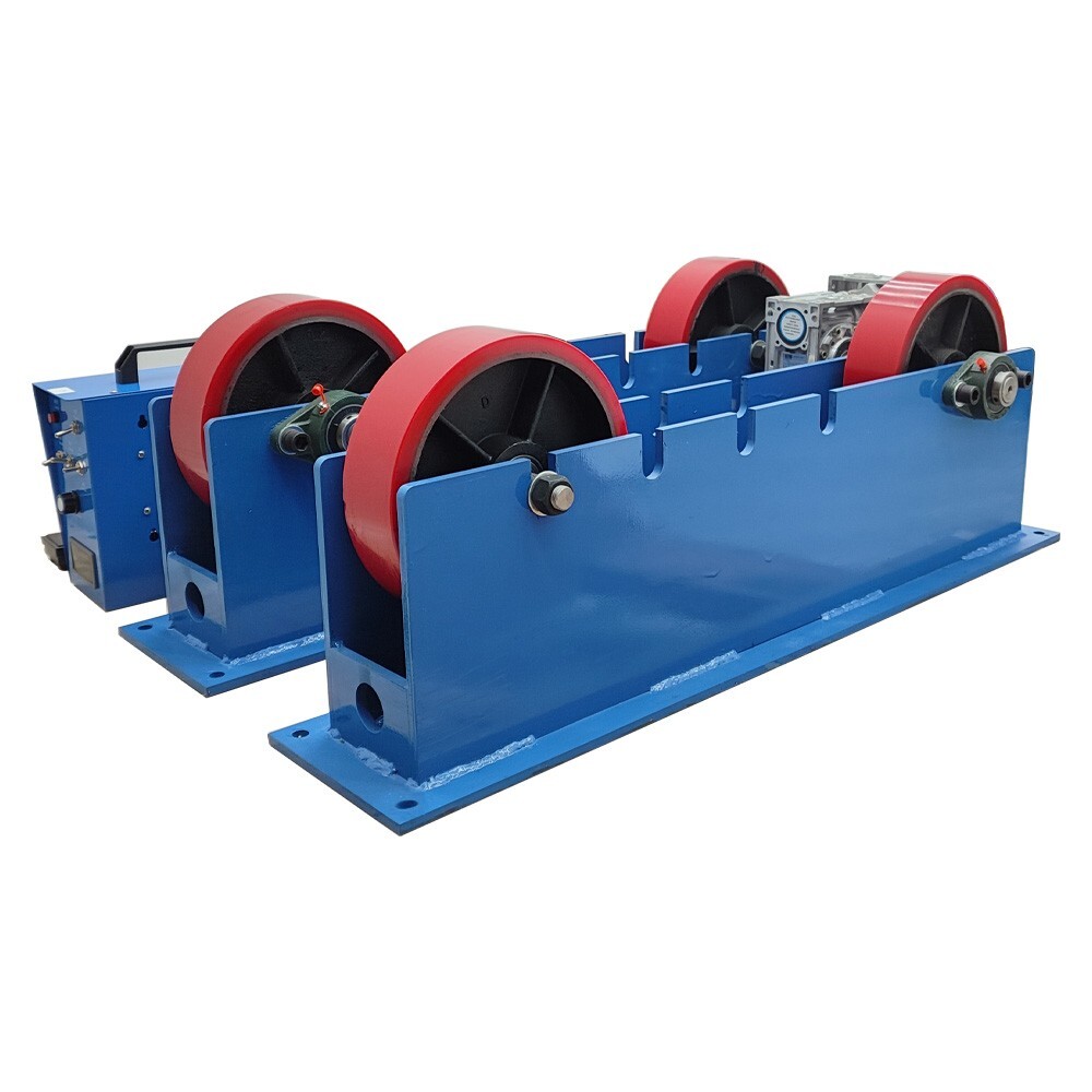 4400LB Adjustable Linkage Roller Welding Support Welding Tank Turning Rolls 110V